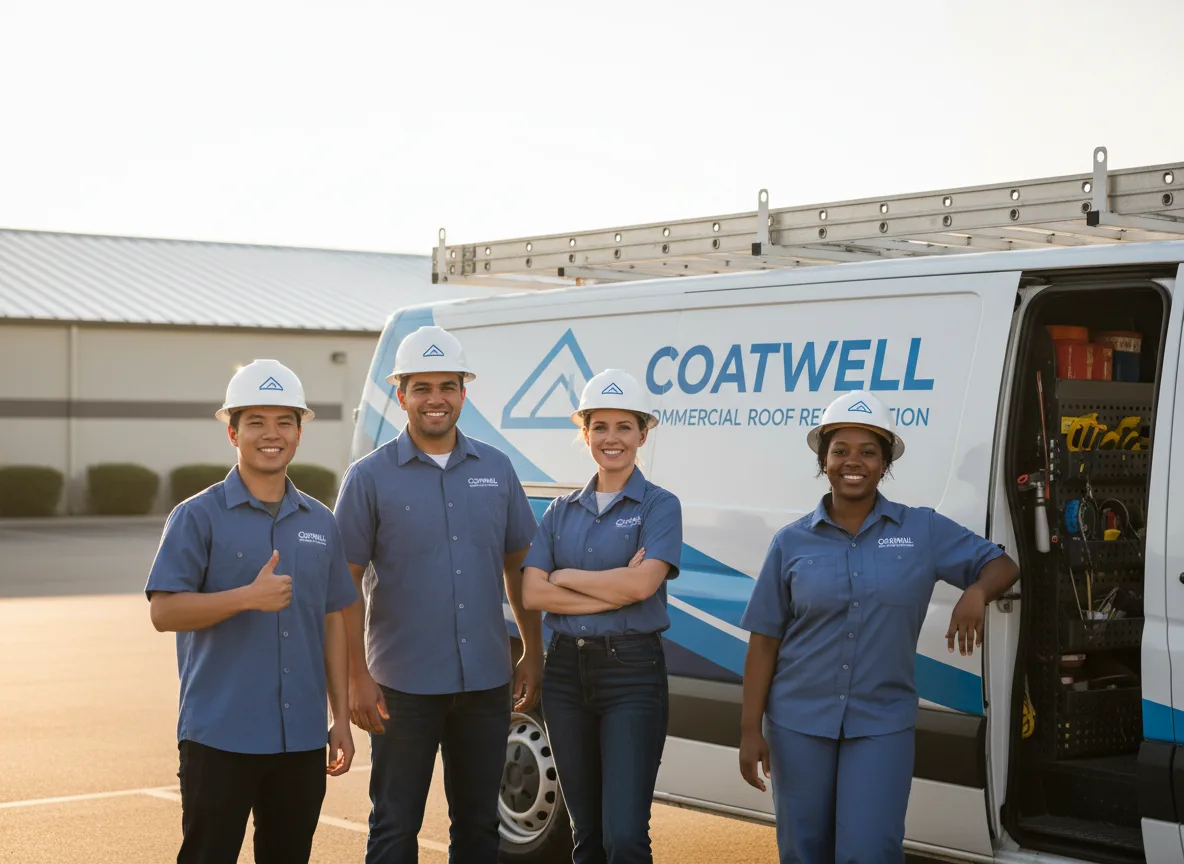 Commercial roof coating company in Beryl, UT